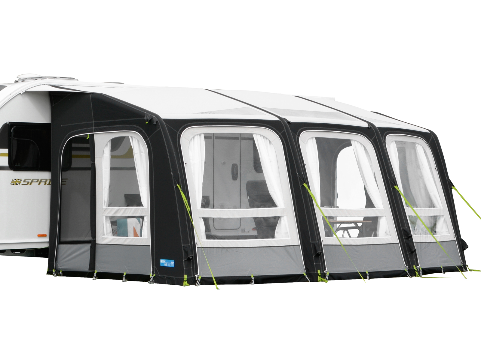 【送料込み】カンパ Kampa ACE AIR 500 キャンピングカー用テント Kampa Ace AIR Pro 500 caravanvoortent - Obelink.be