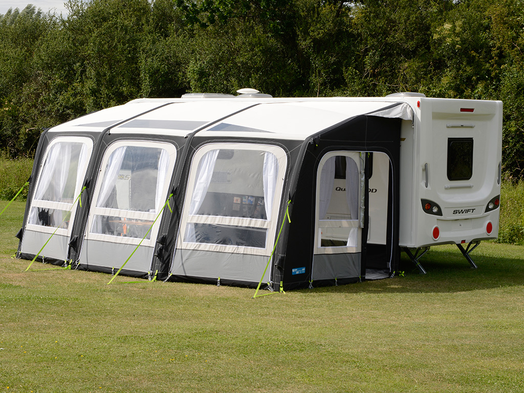 【送料込み】カンパ Kampa ACE AIR 500 キャンピングカー用テント Kampa Ace AIR Pro 500 caravanvoortent - Obelink.be