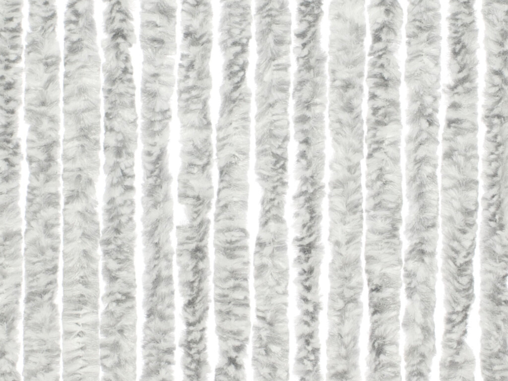 Moritz Pluche gordijn van chenille, 100 x 200 cm, donkergrijs, grijs gemêleerd, deurgordijn als vliegenbescherming, insectenbescherming voor camping, caravan