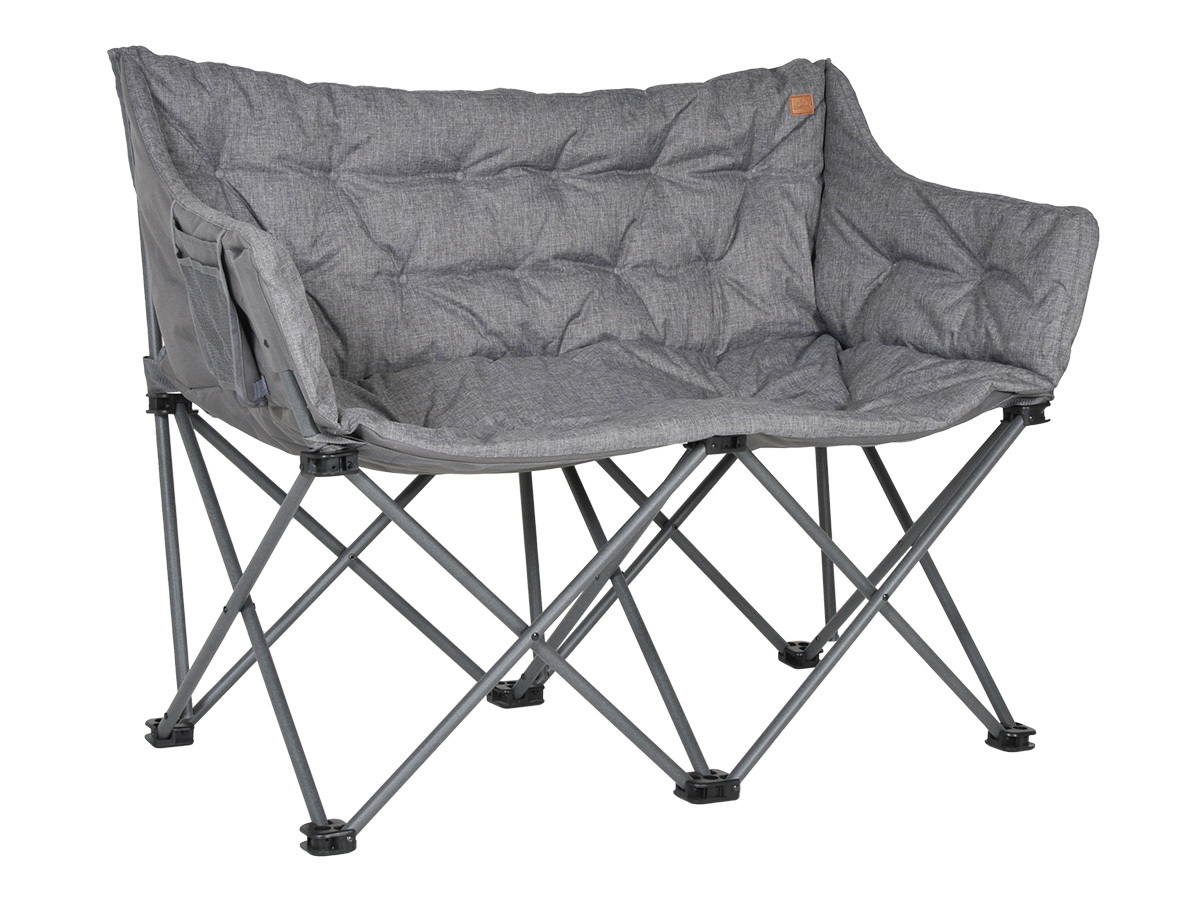 Perel Klapbank met rieten patroon zwart FP160R kopen